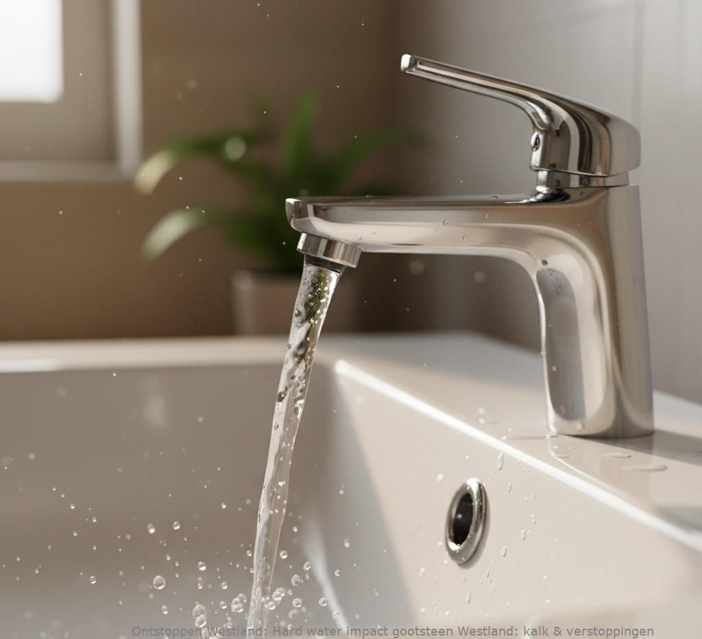 Hard water impact gootsteen Westland: kalk & verstoppingen