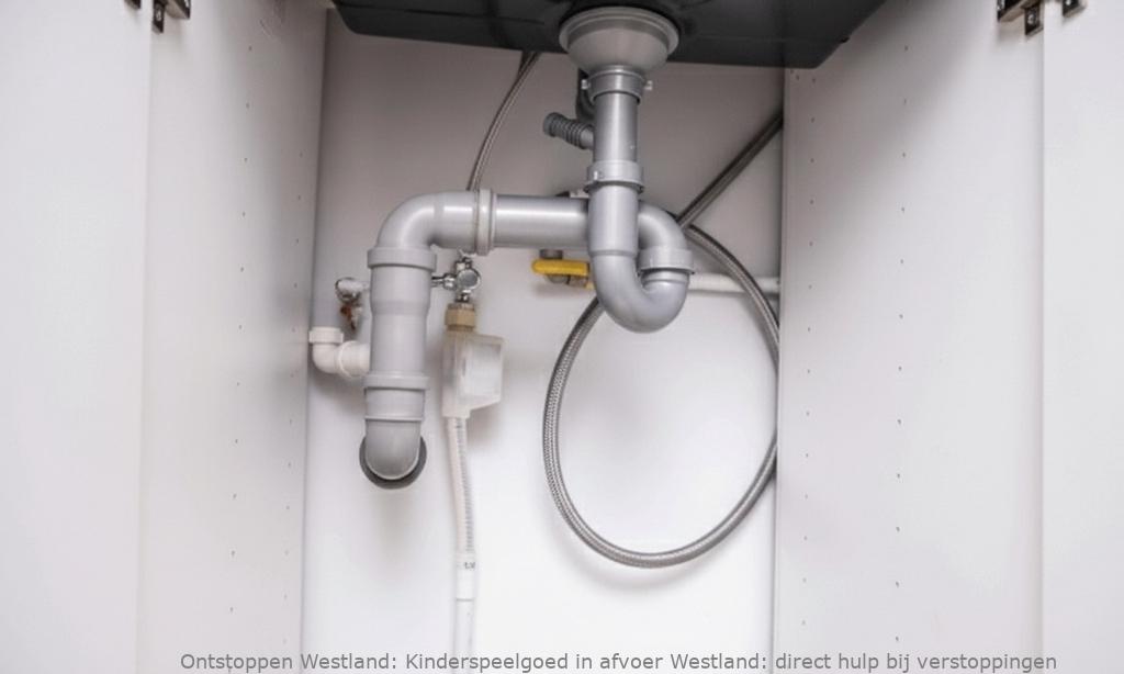 Kinderspeelgoed in afvoer Westland: direct hulp bij verstoppingen