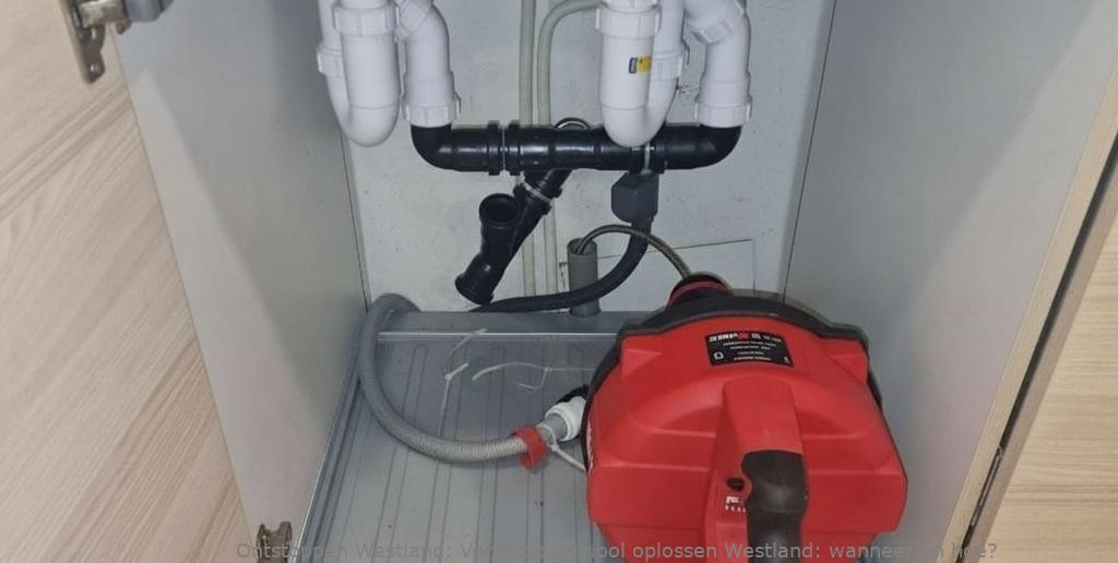 Verstopping riool oplossen Westland: wanneer en hoe?