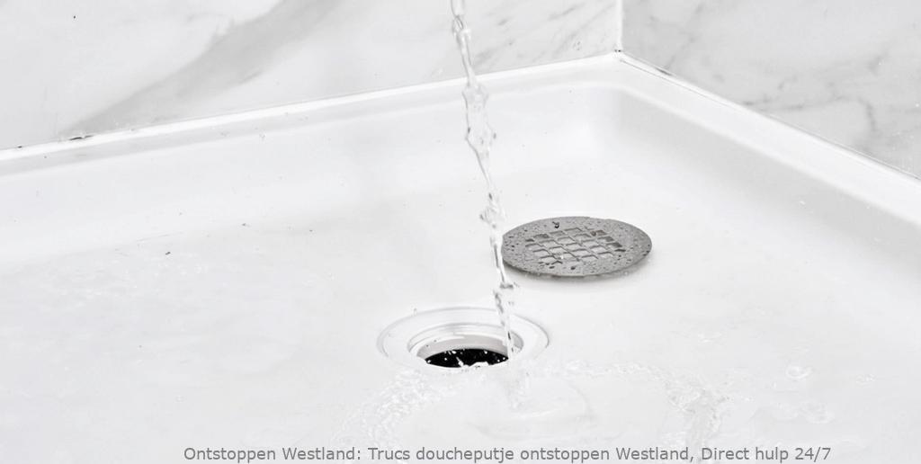 Trucs doucheputje ontstoppen Westland, Direct hulp 24/7